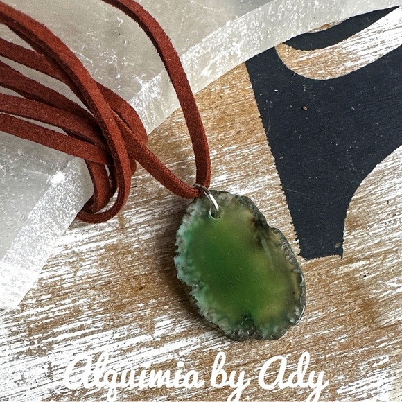 Alquimia Green Pendant Necklace - Picture 1 of 1
